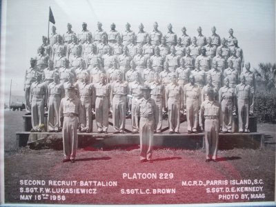 Parris Island Recruit Training 1958