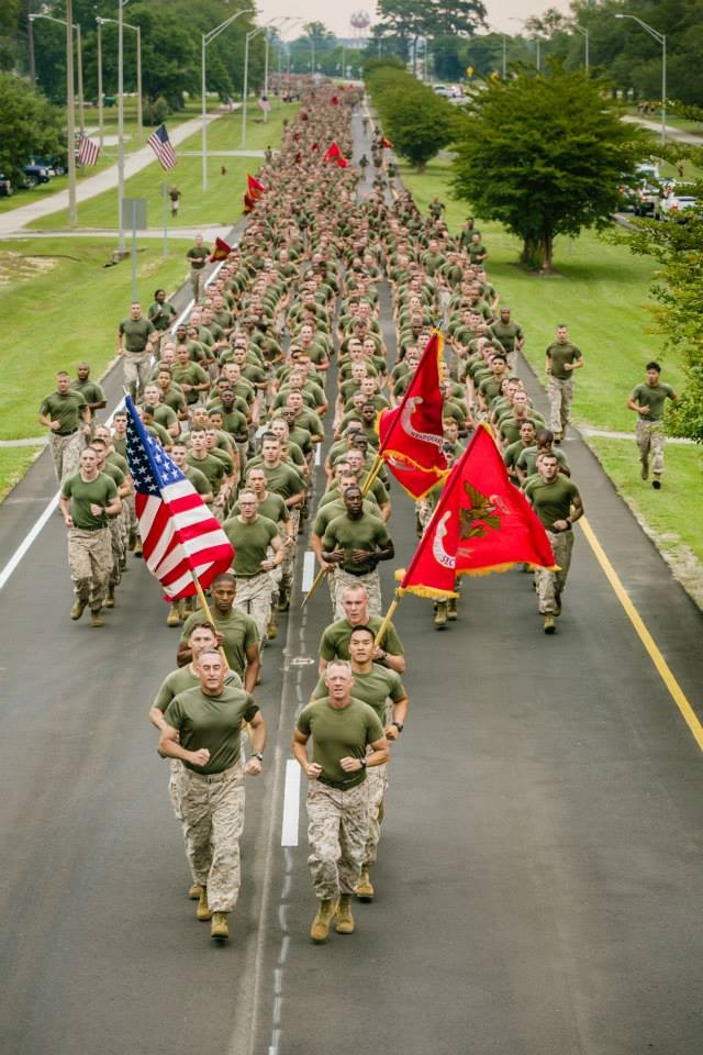 10,000 Marines Out For A Run
