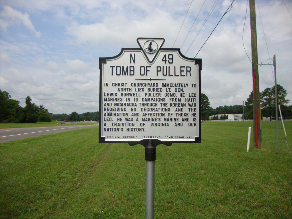 Gravesite Of Chesty Puller
