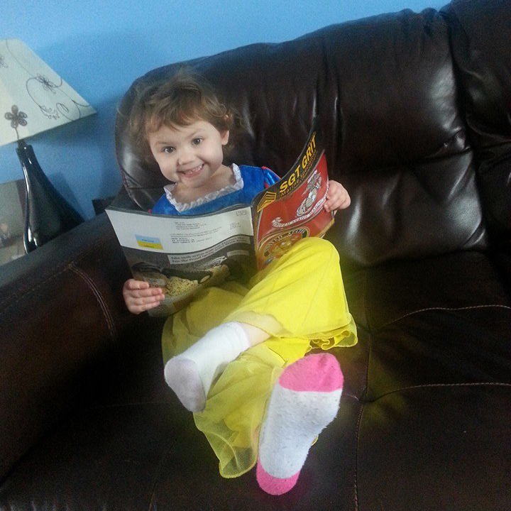 Looking At Daddy’s Stuff
