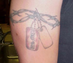 A Marine’s Dog Tags