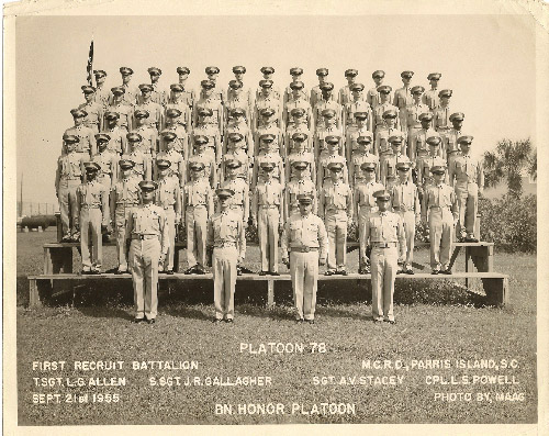 First Battalion Platoon 78 - Honor Platoon Sept. 21