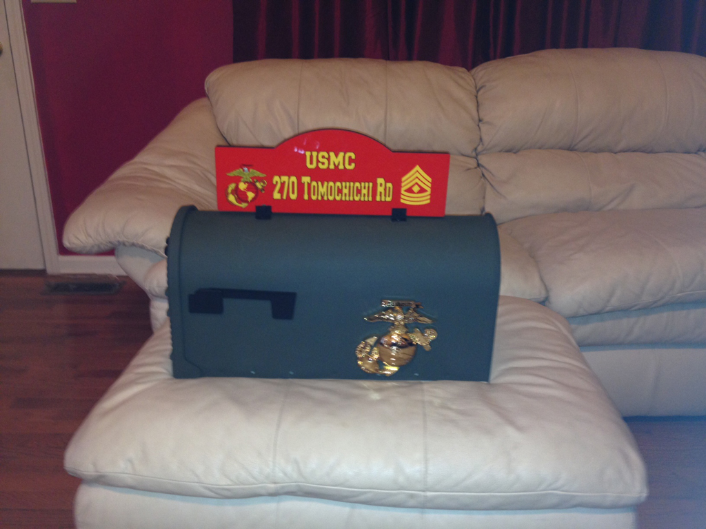 Beautiful Marine Mailbox
