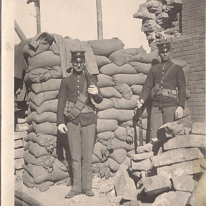 Marine Standing Guard 1911
