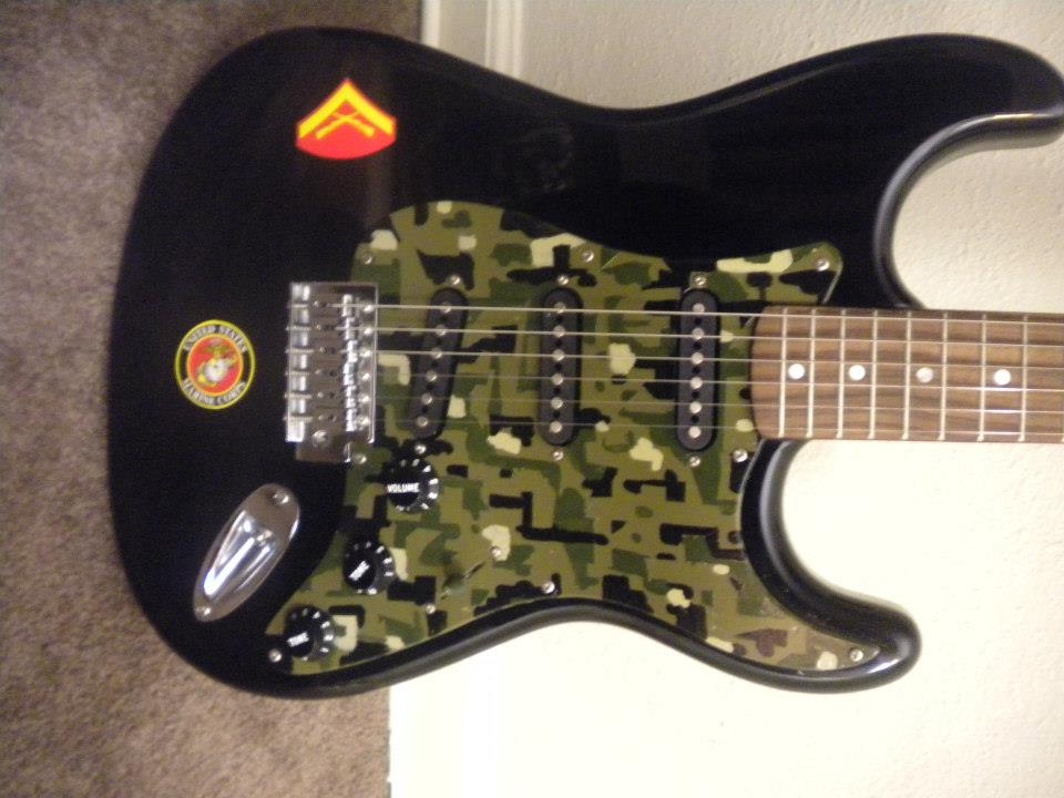 Camo Stratocaster