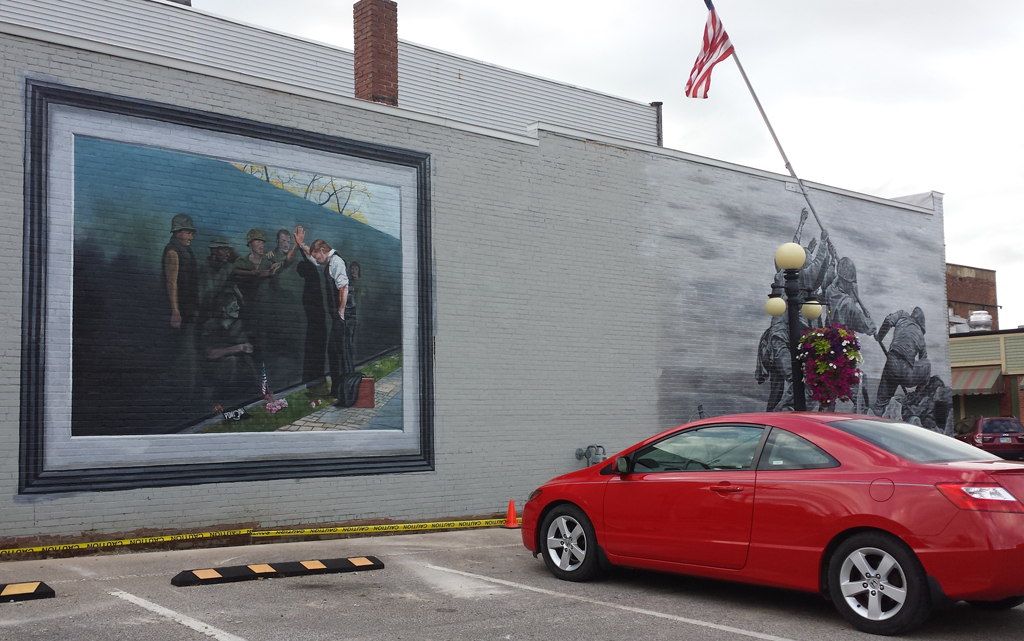 Mural in Amherst, OH