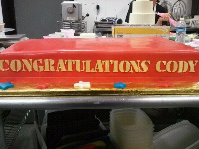 His Cake