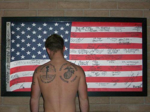 Eagle, Globe, and Anchor Tattoo