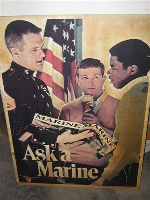Metal USMC Poster