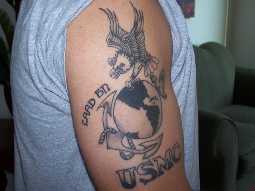 Eagle, Globe, and Anchor Tattoo