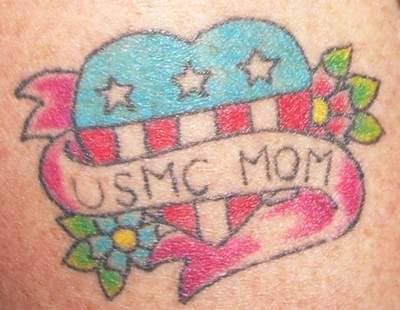 Thanks so much and tattoo pic from a Marine mom