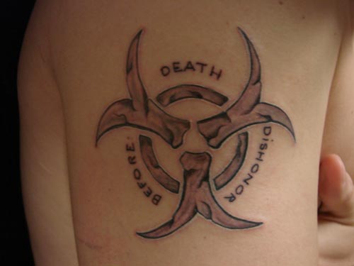 Bio-Hazard Tattoo