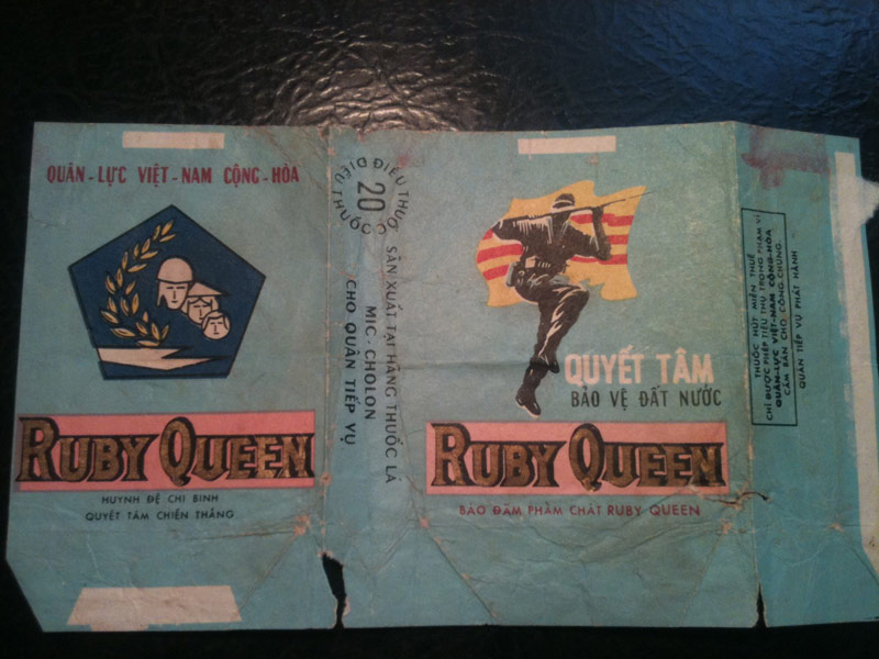 Memories of Vietnam and Labels of ARVN cigs and rum
