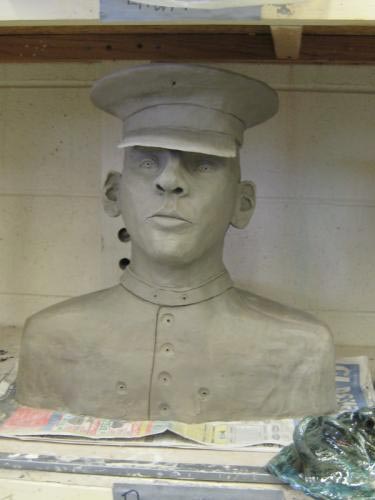 Marine Clay Bust