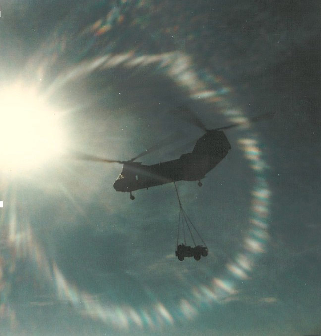 Photos of Helo and Marines on the USS Okinawa