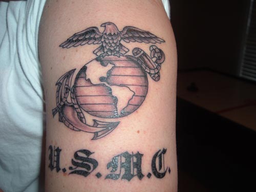 USMC Eagle Tattoo