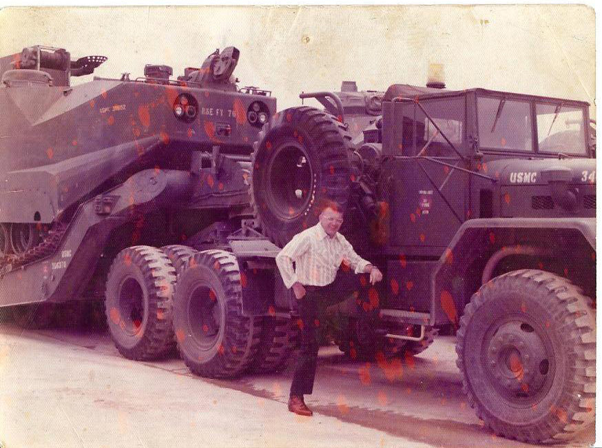 LVTR-7 on a trailer