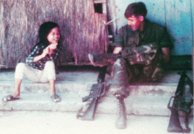 A moment in a war zone and the danger of rice paddies