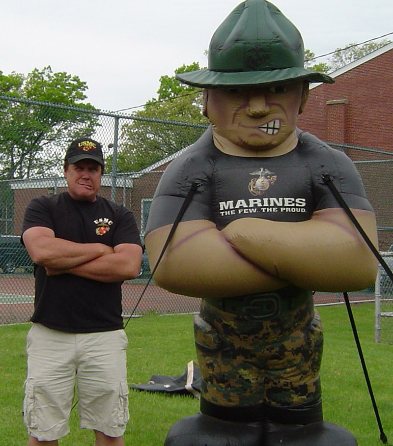 Marine and the inflatable DI
