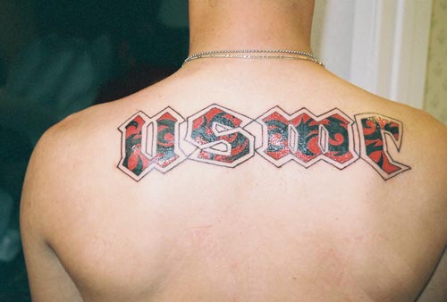 USMC Tribal Tattoo