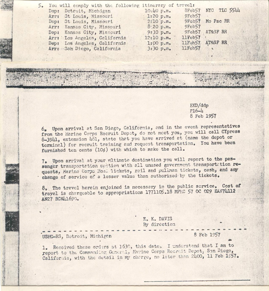 Enlistment - Travel Orders