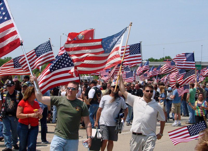 Memorial for a young Marines in Nashville