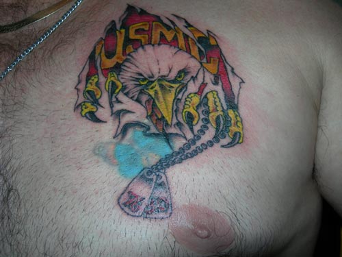 Eagle USMC Tattoo