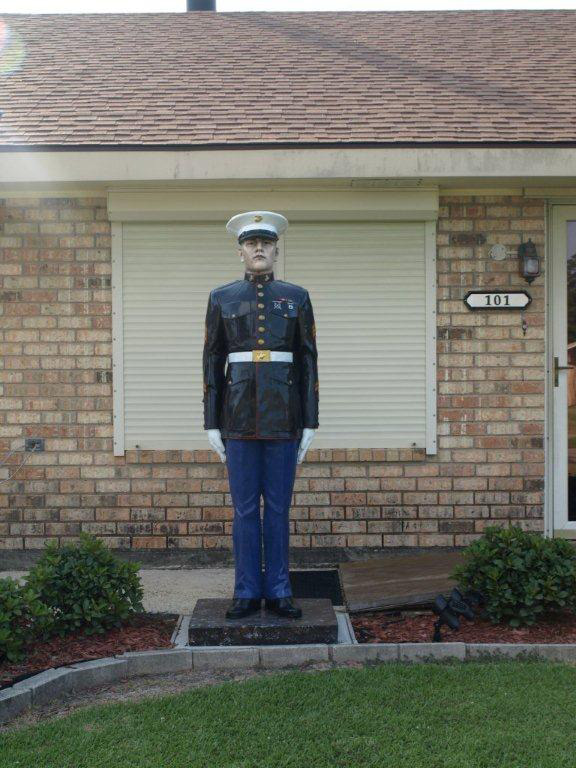 Dress Blues Marine Monument