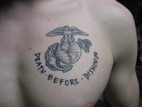 Death Before Dishonor Tattoo