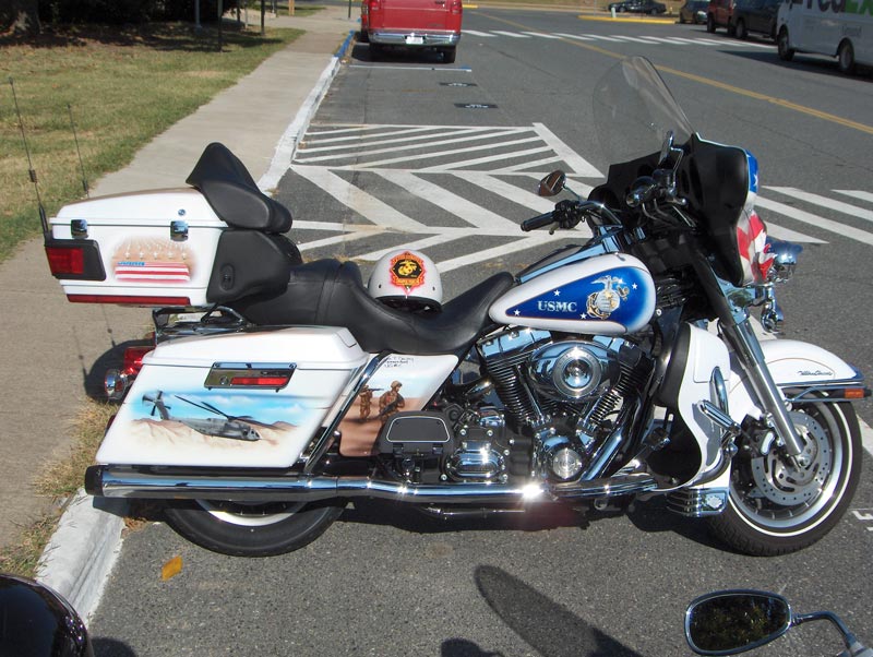 A Visit From 'The Corps' Motorcycle Club