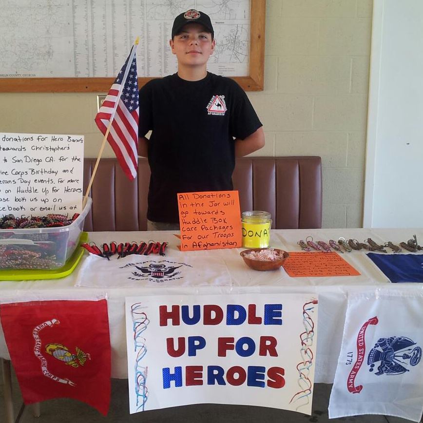 Huddle Up For Heroes