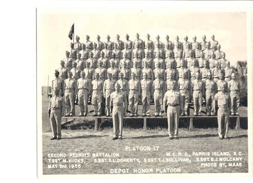Depot Honor Platoon PISC MAY 1955