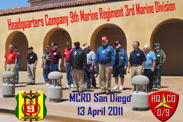 4th reunion of Headquarters Company 9th Marine Regiment 3rd Marine Division RVN 65-69