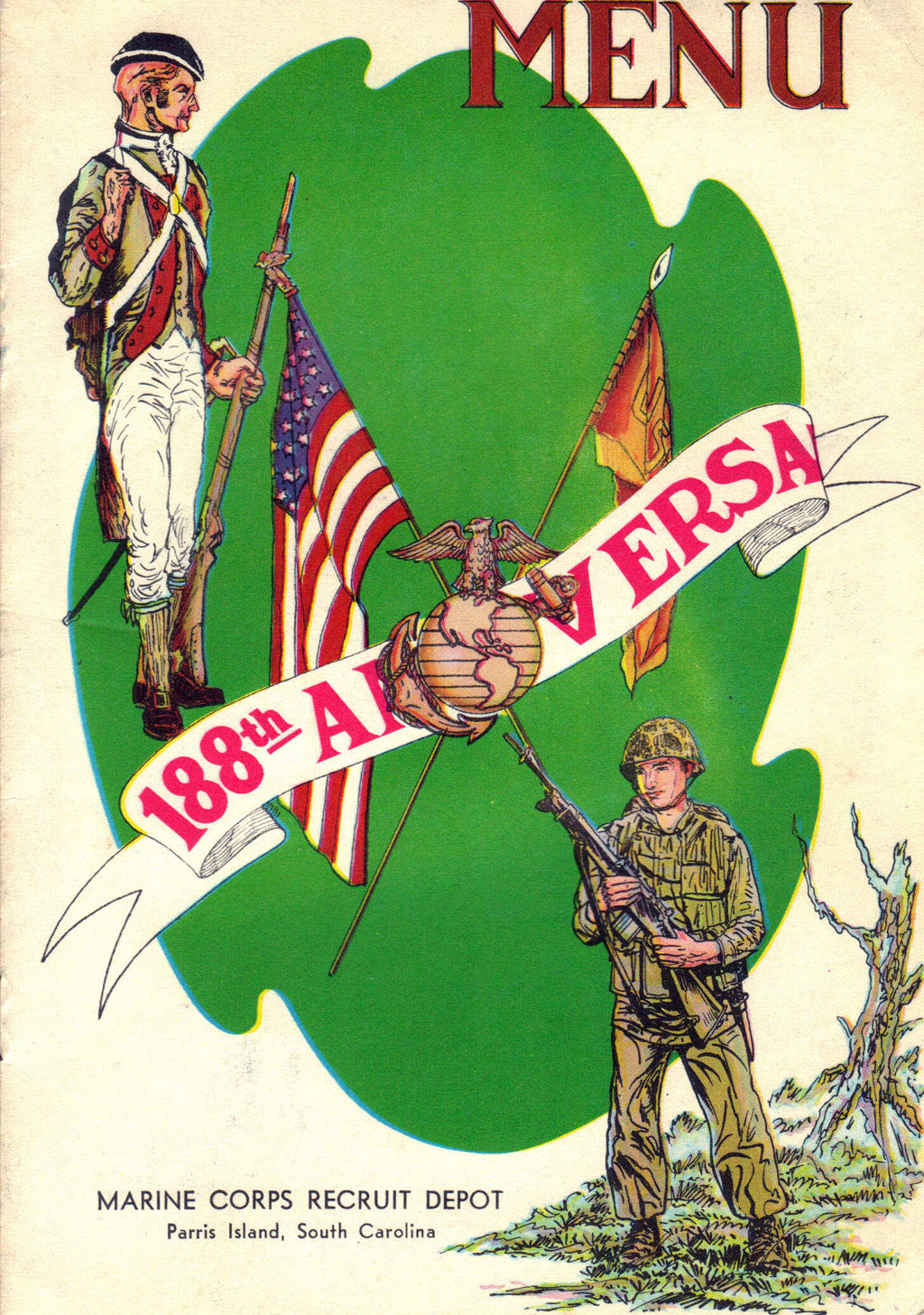 Marine Corps Birthday Menu – 1963