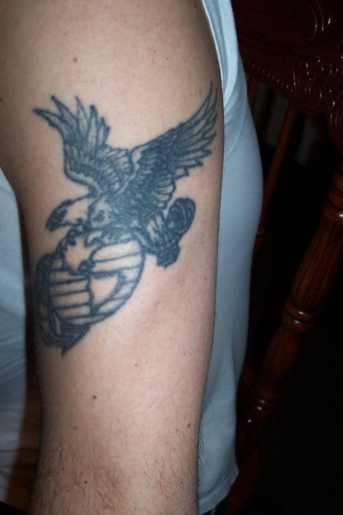Eagle, Globe, and Anchor Tattoo