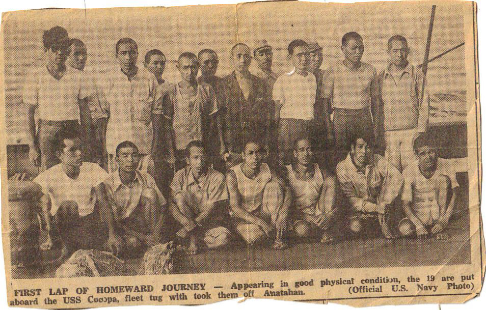Japanese brought to Guard Company Marine Barracks on Guam