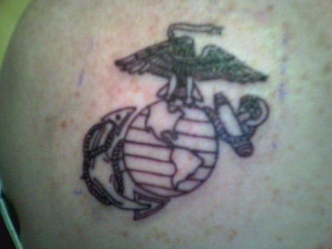 Female Marine Tattoo