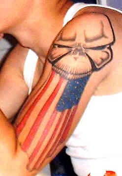 Skull/Flag