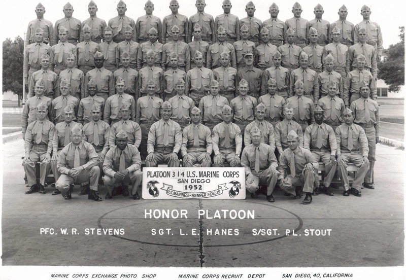 Platoon photo and Graduation program