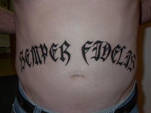 Semper Fidelis Tattoo