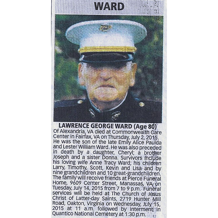 Larry Ward PCS to Heaven’s Gates