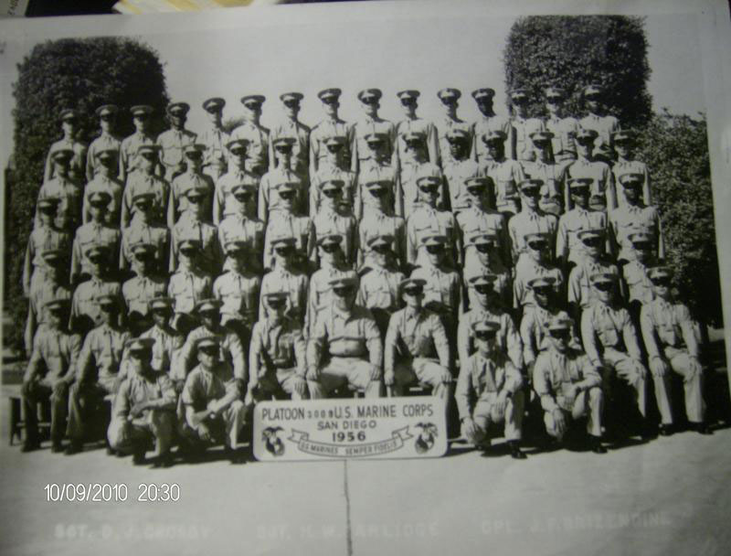 Platoon 3008 MCRD June 1956