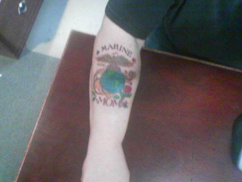 Marine Mom Tattoo