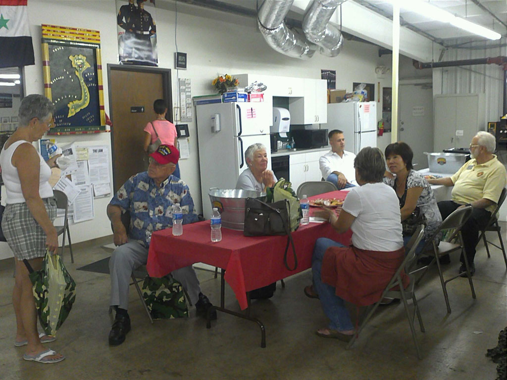 Marine Air Traffic Controllers Reunion visits Sgt Grit