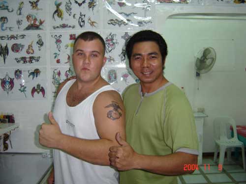 New Eagle, Globe and Anchor Tattoo