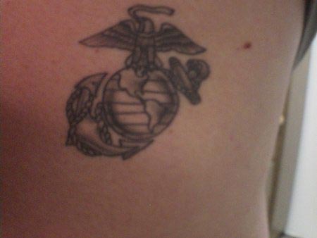 USMC tattoo