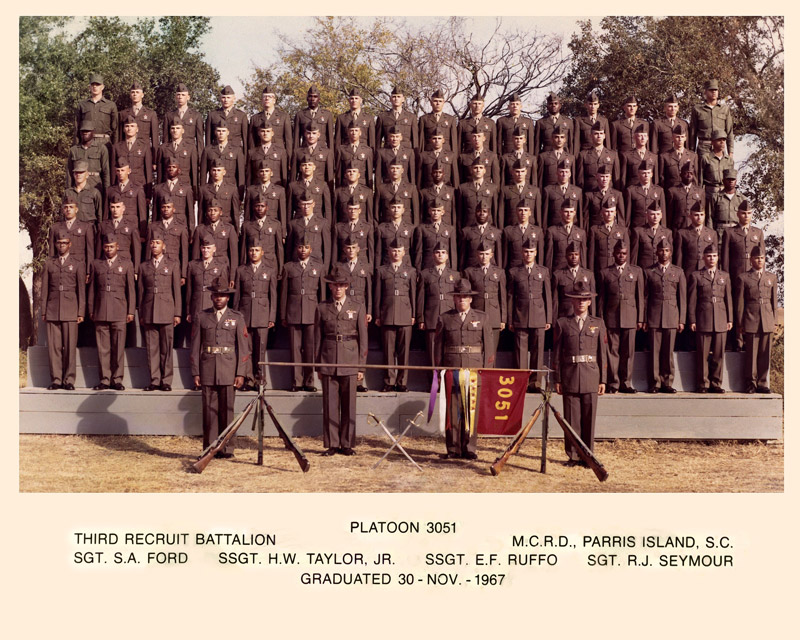 Picture of Platoon 3051 Parris Island November 19