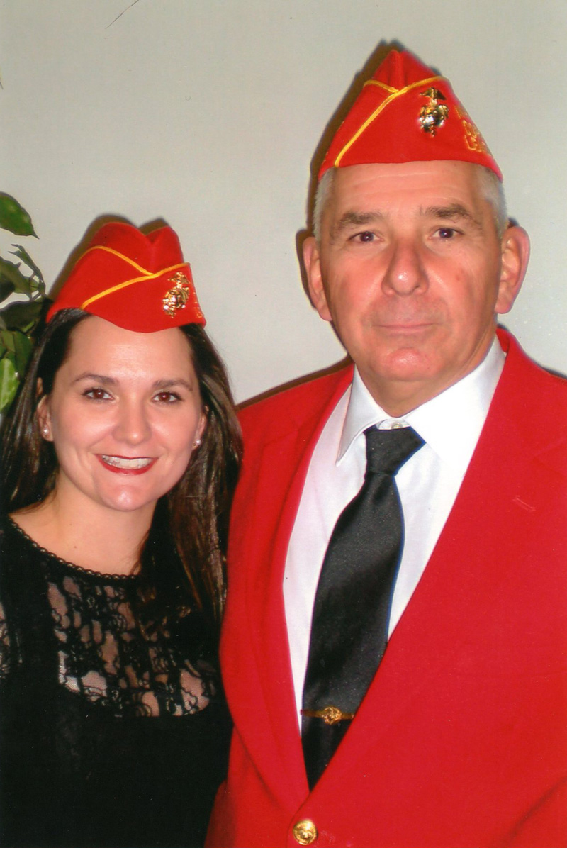 Father and daughter Marine of the Year 2010.