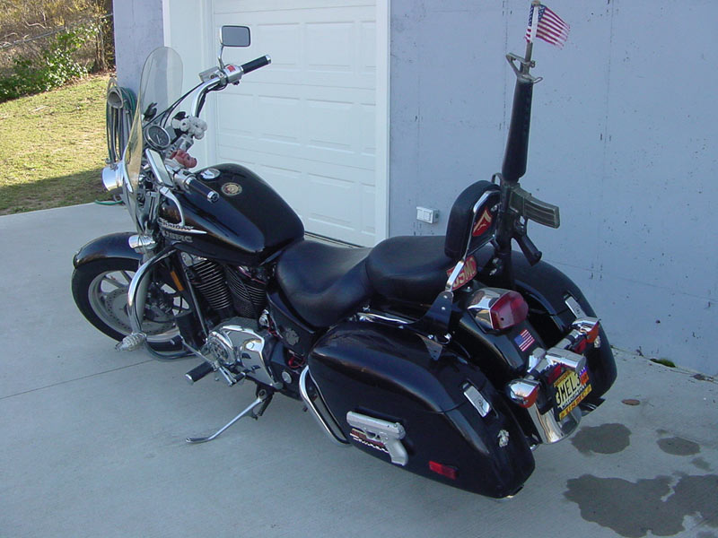 Marine Corps Jeep and Motorcycle