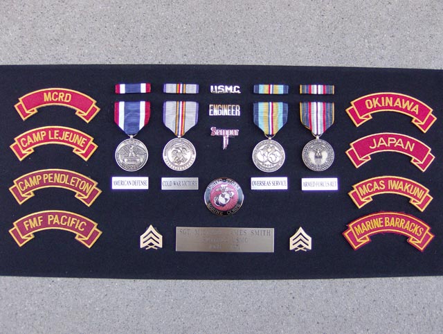 Display Cases and Commemorative Medals